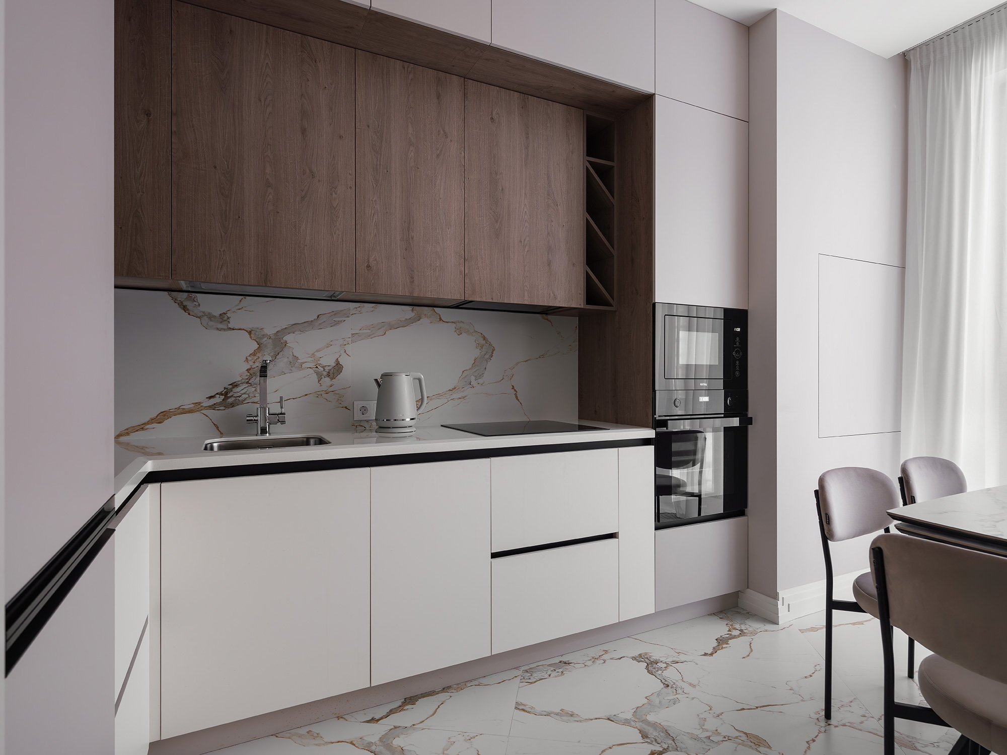 Кухня Магнолия Суперматт