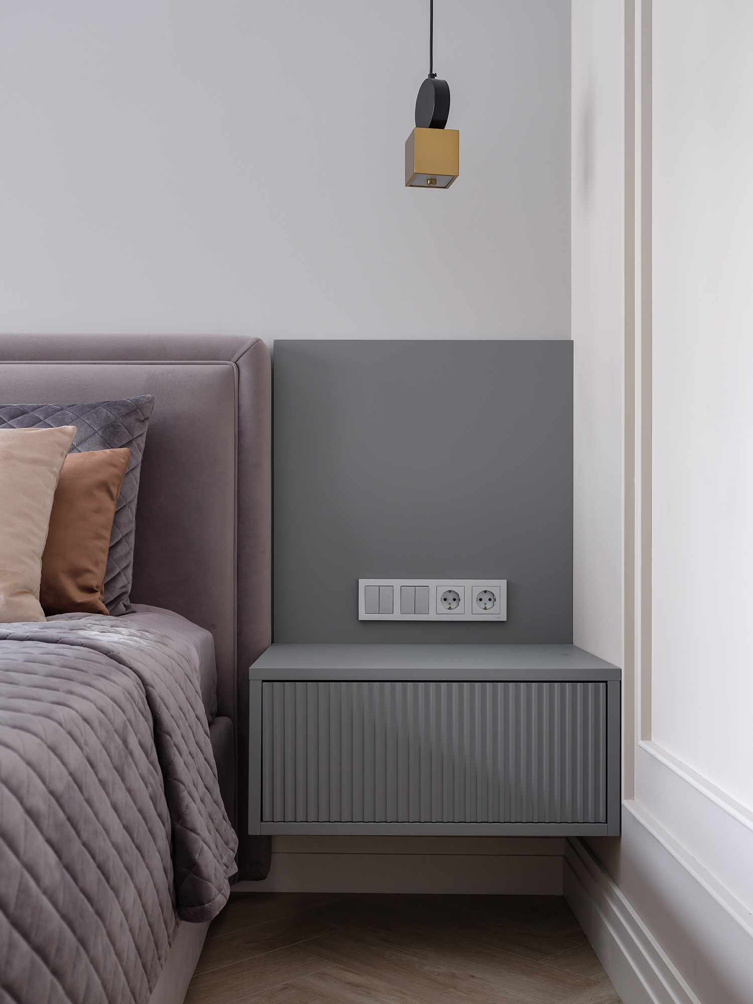 Прикроватная тумба Металлик