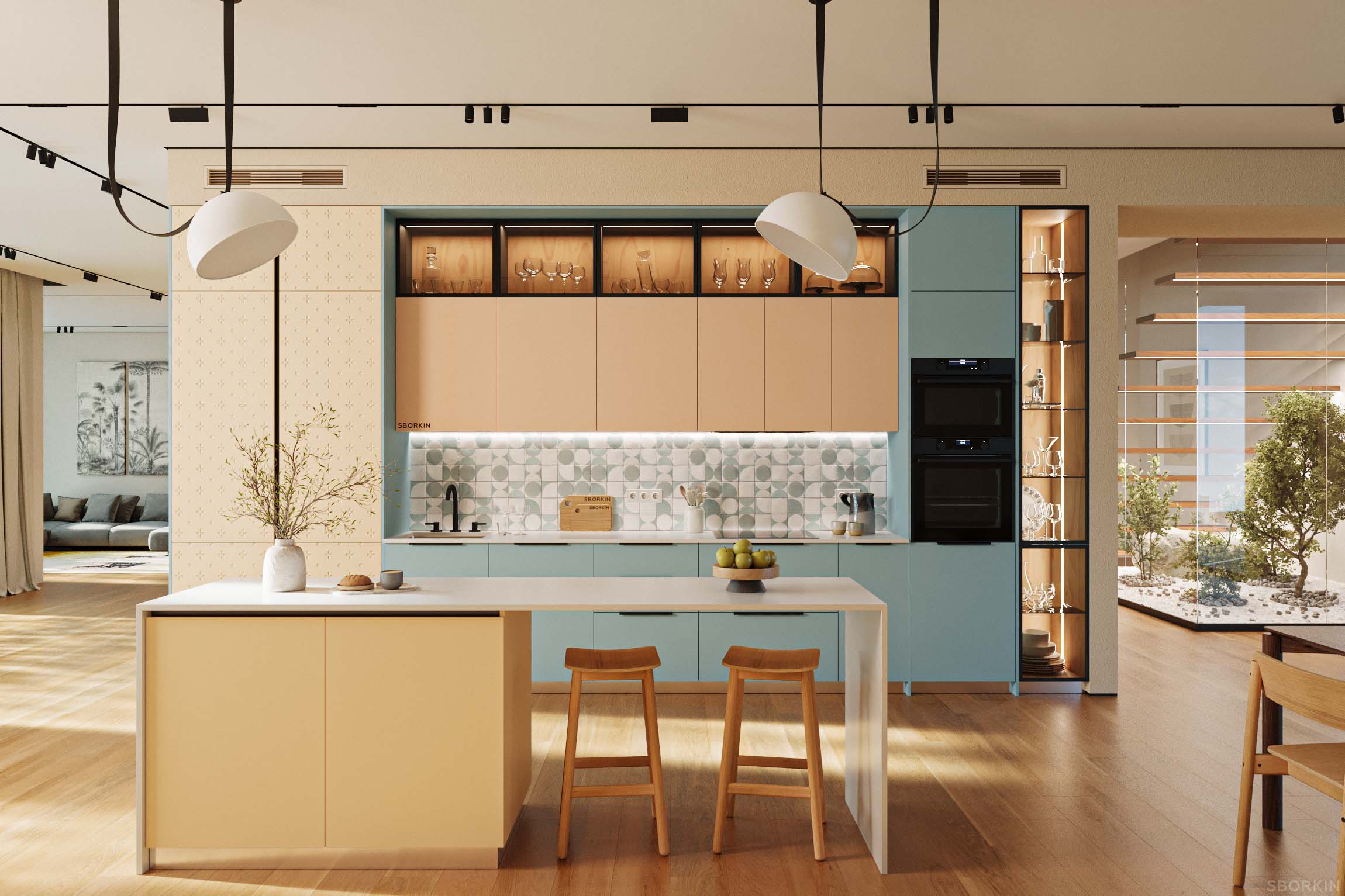 Кухня К0106 Бежевая Груша Наши