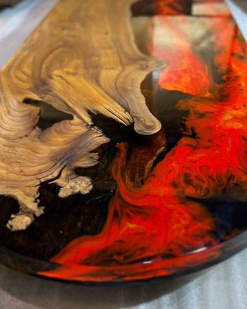 Барная стойка со смолой 4