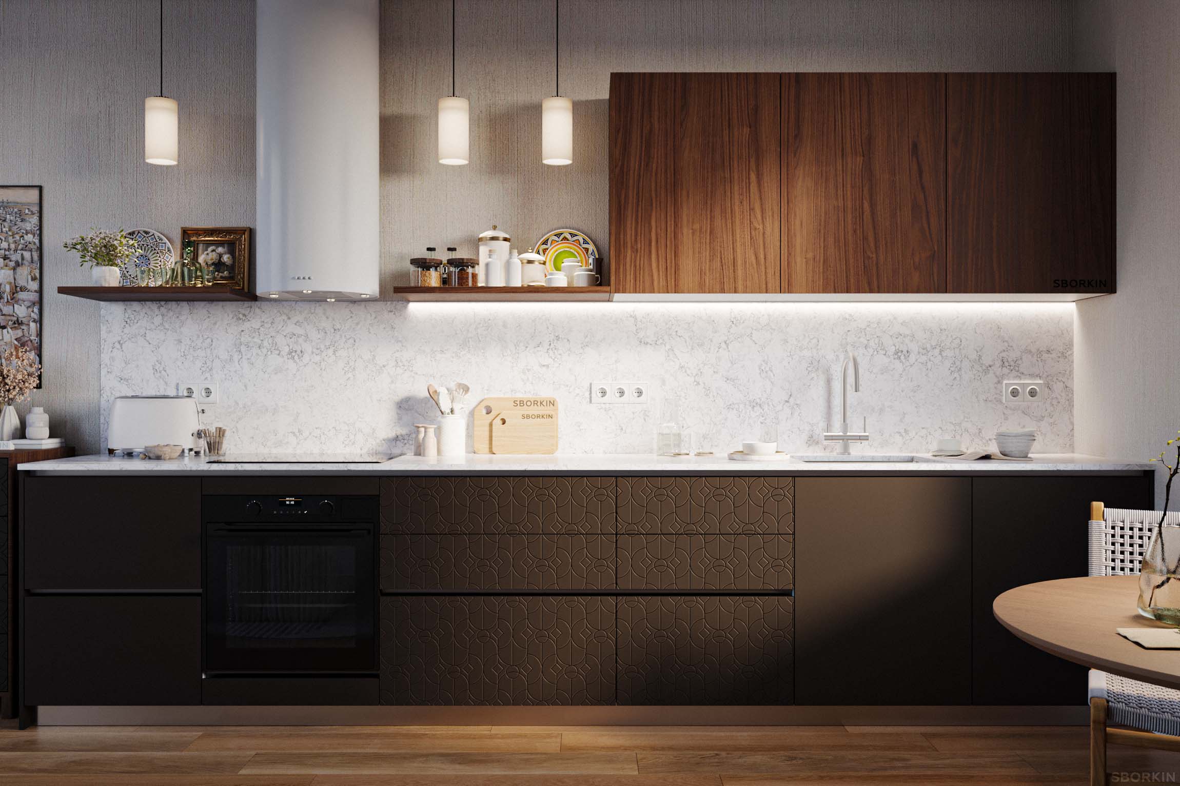 Кухня К0077 Поздняя Осень