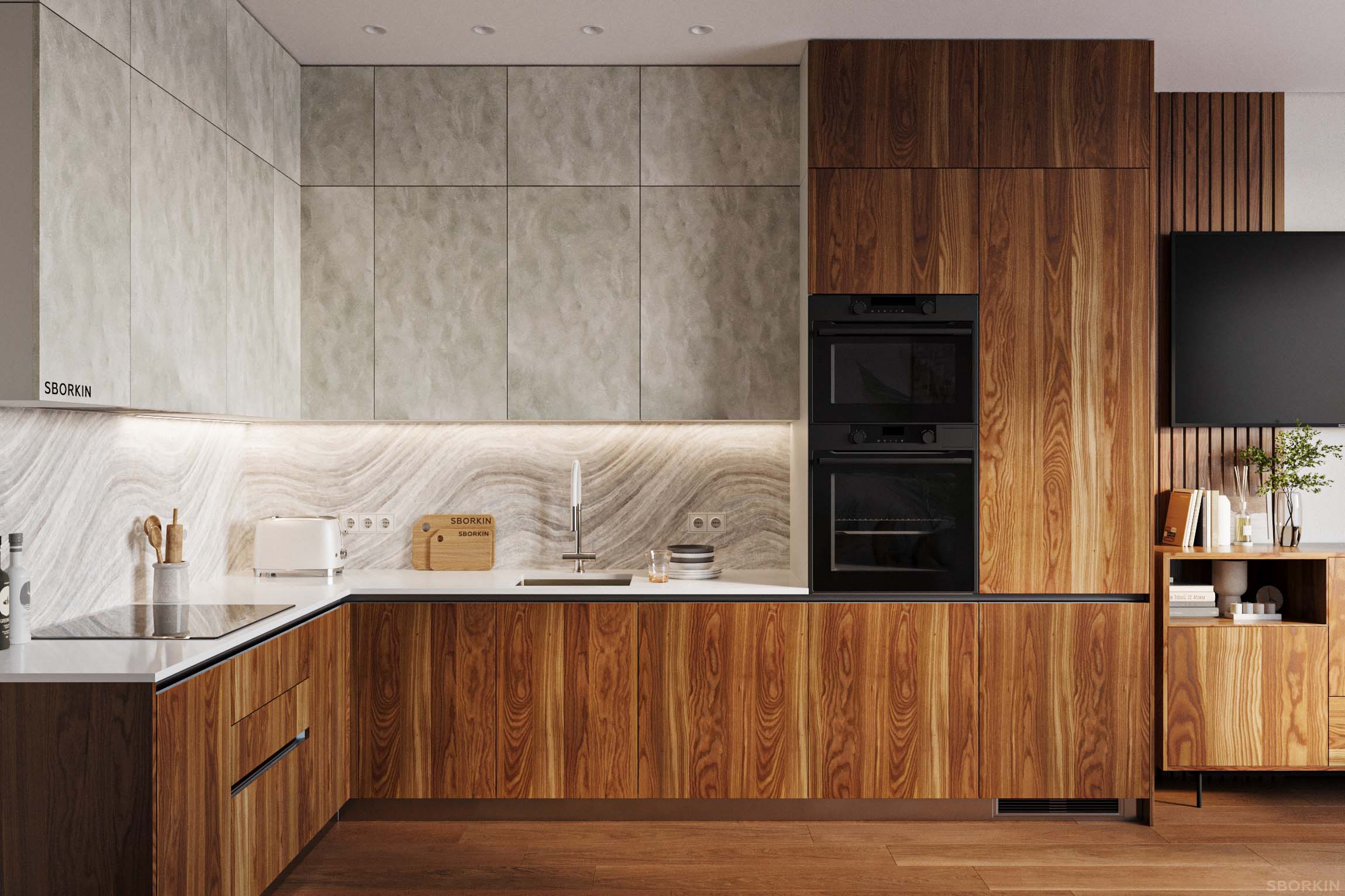 Кухня К0115 Калифорнийский Туман