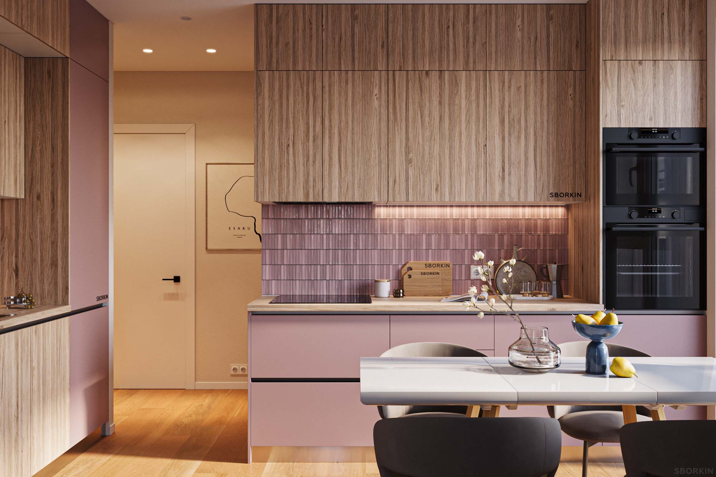 Кухня К0216 Дуб Тонсберг