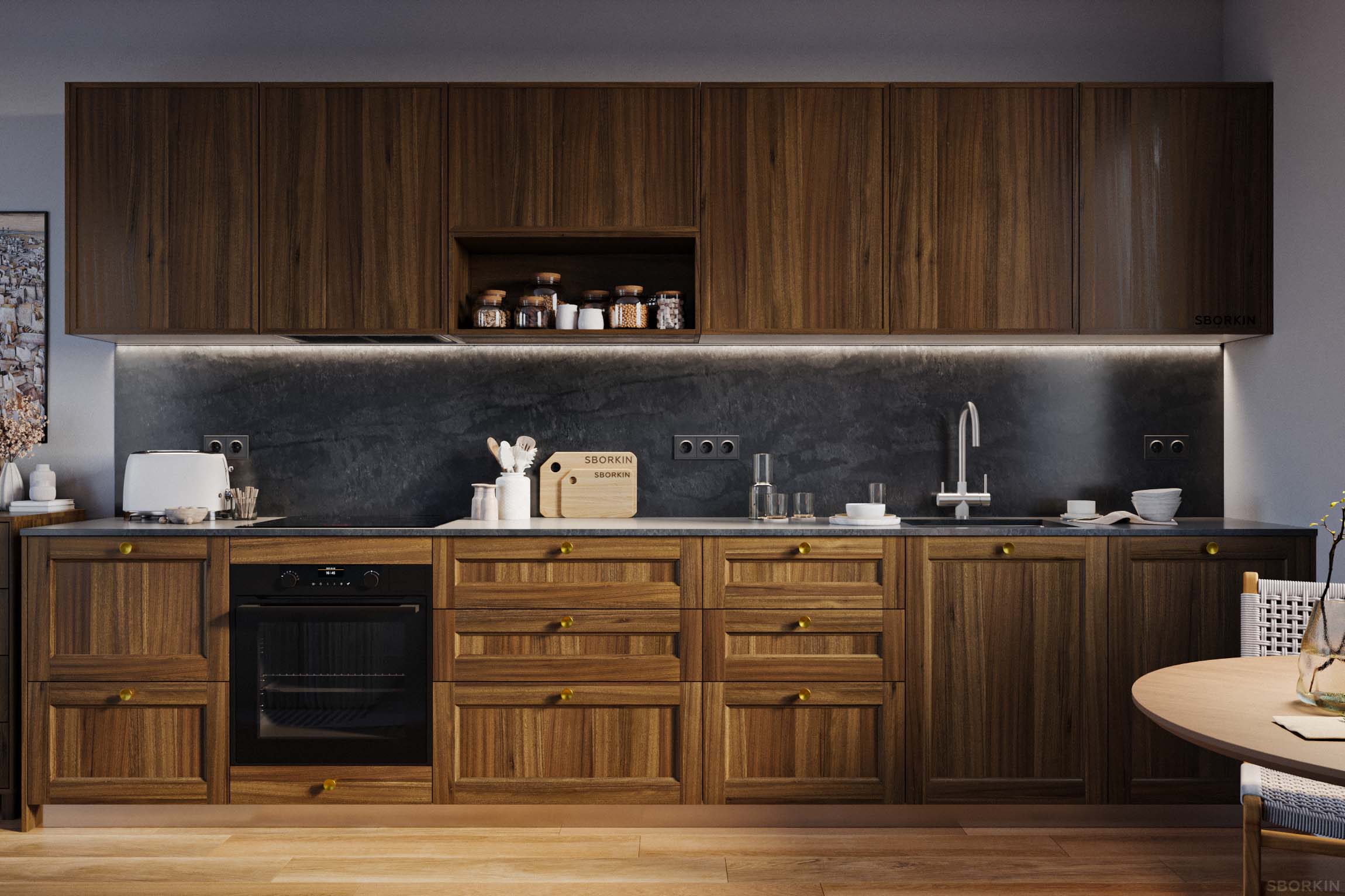 Кухня К0090 Кофейный Рай