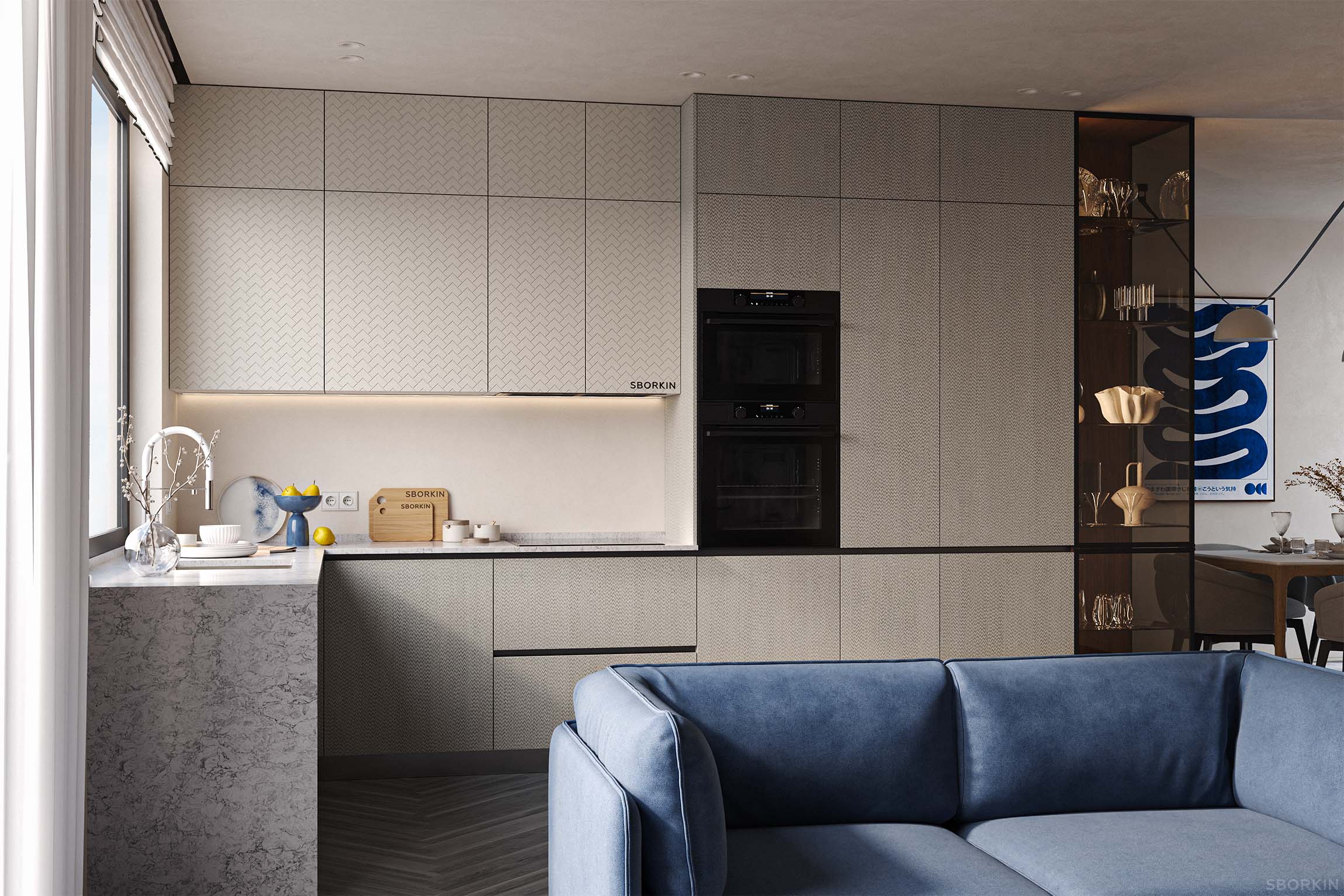 Кухня К0248 Утренний Туман