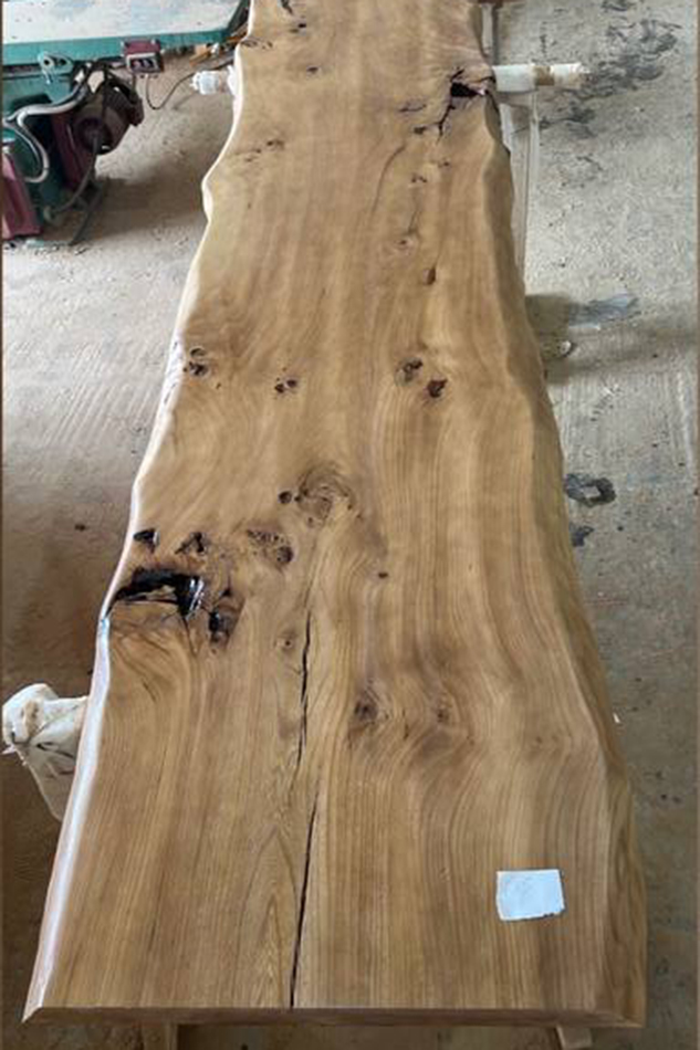 Комплект: столешницы из карагача + колонны из карагача + перегородки из бука