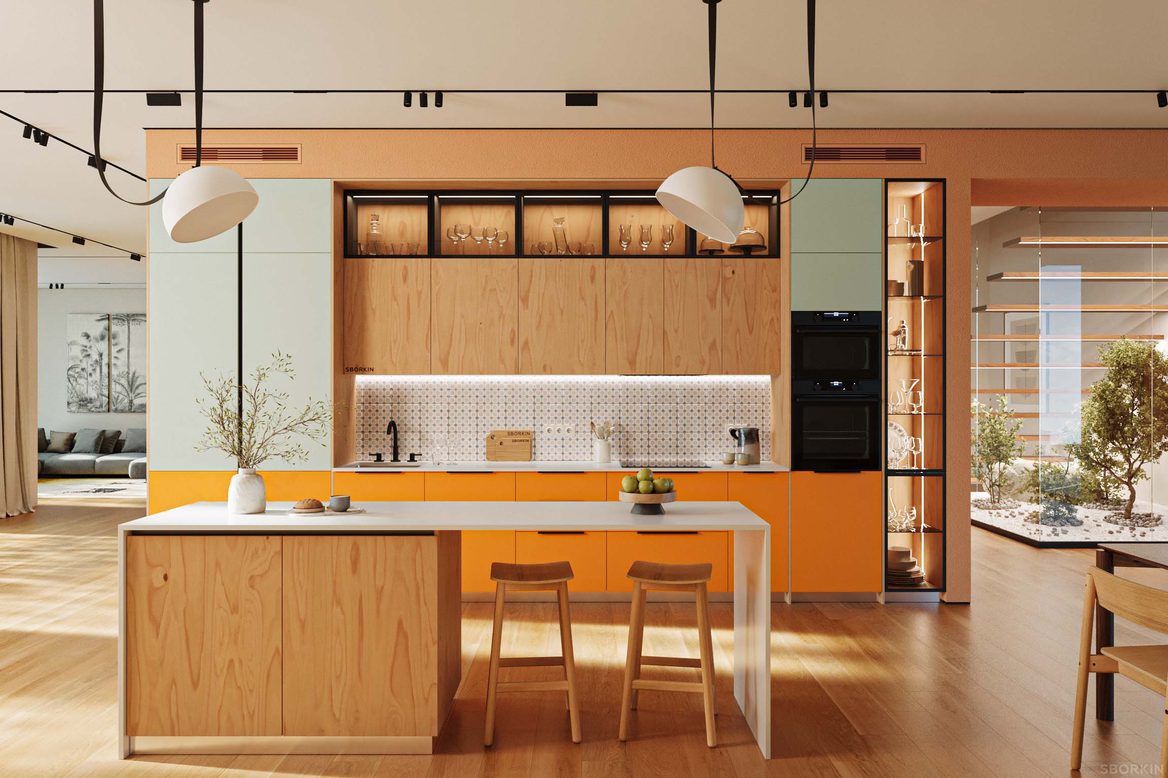 Кухня К0108 Пляжный Коктейль