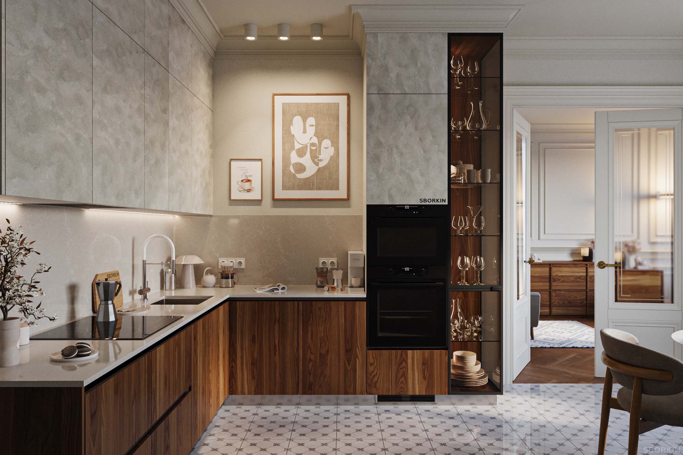 Кухня К0131 Туманное Утро