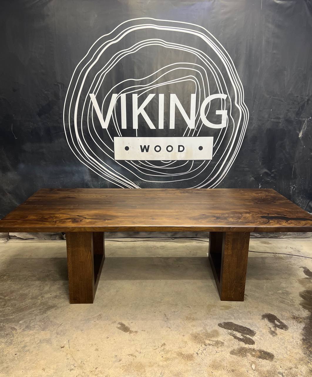 Стол из слэбов карагача 2