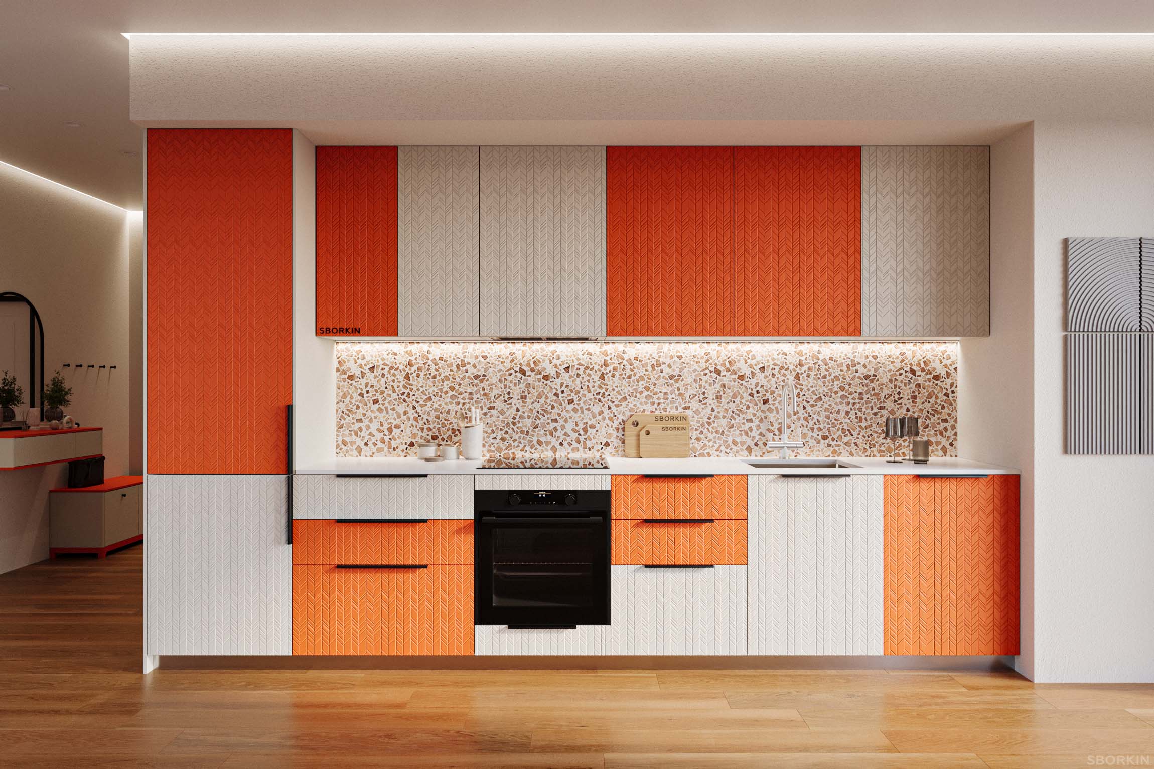 Кухня К0068 Санрайз