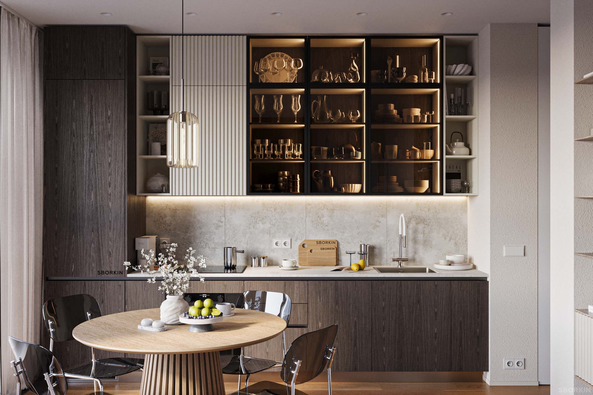 Кухня К0240 Светотень