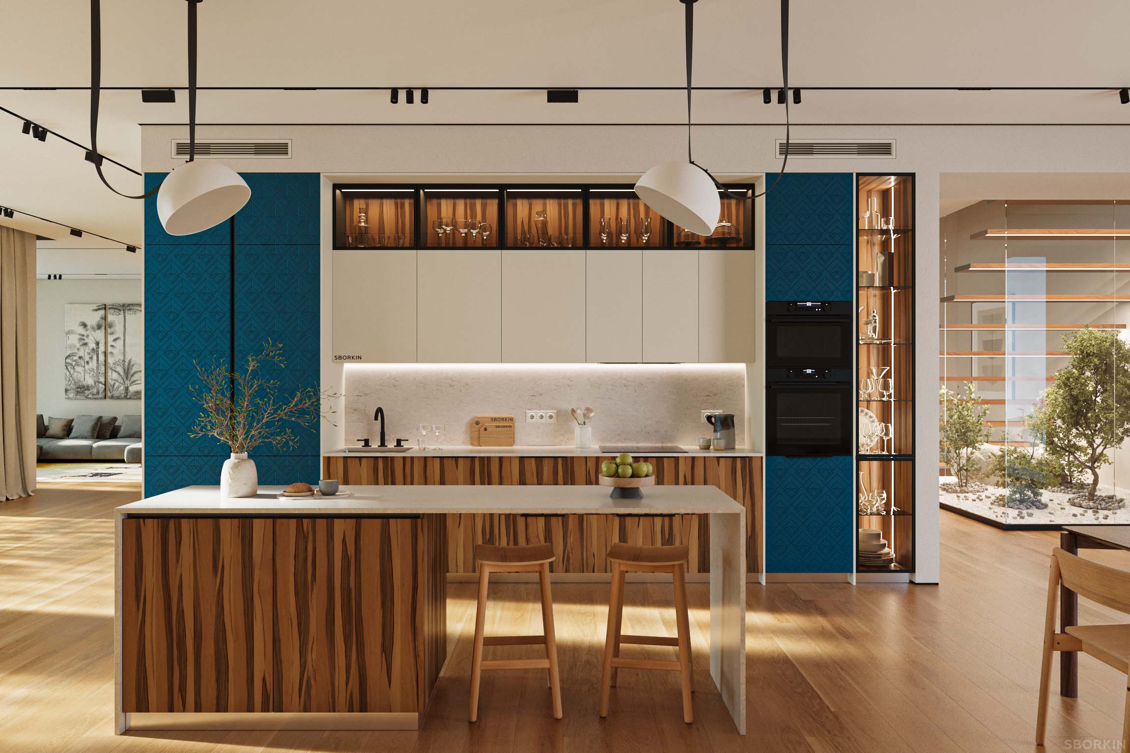 Кухня К0098 Королевский Сапфир