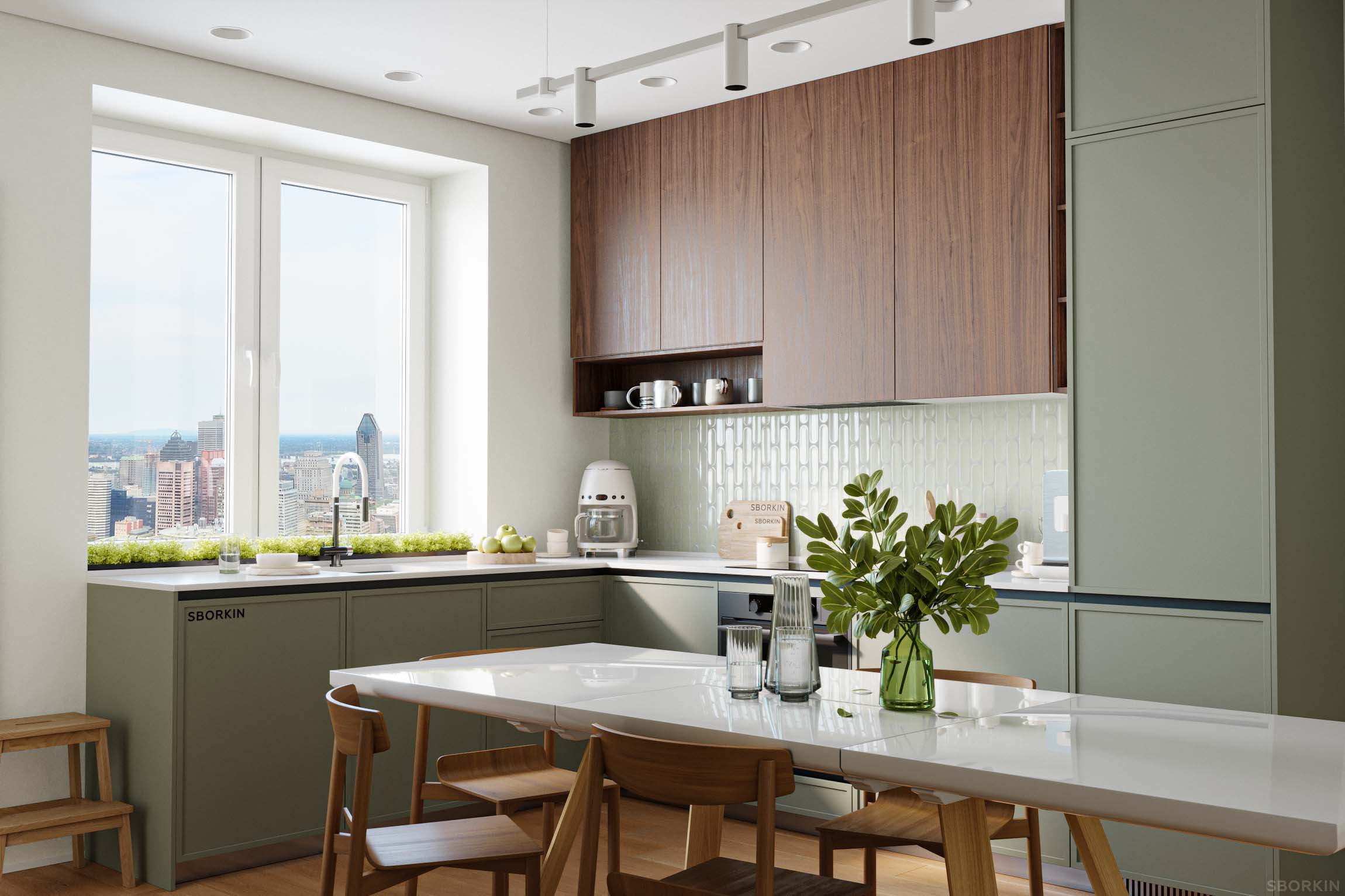 Кухня К0042 Холодный Туман