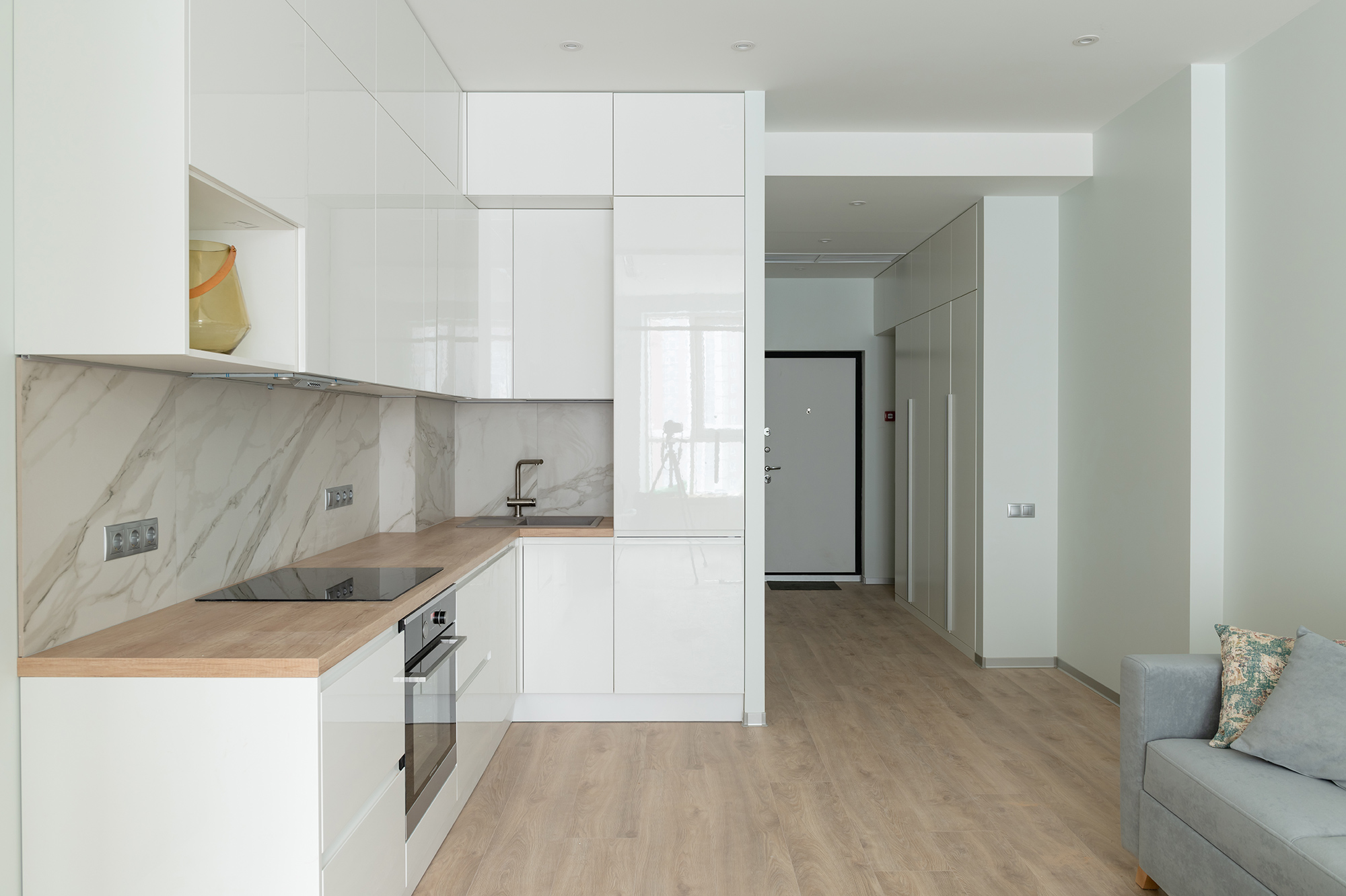 Кухня Белая Эмаль