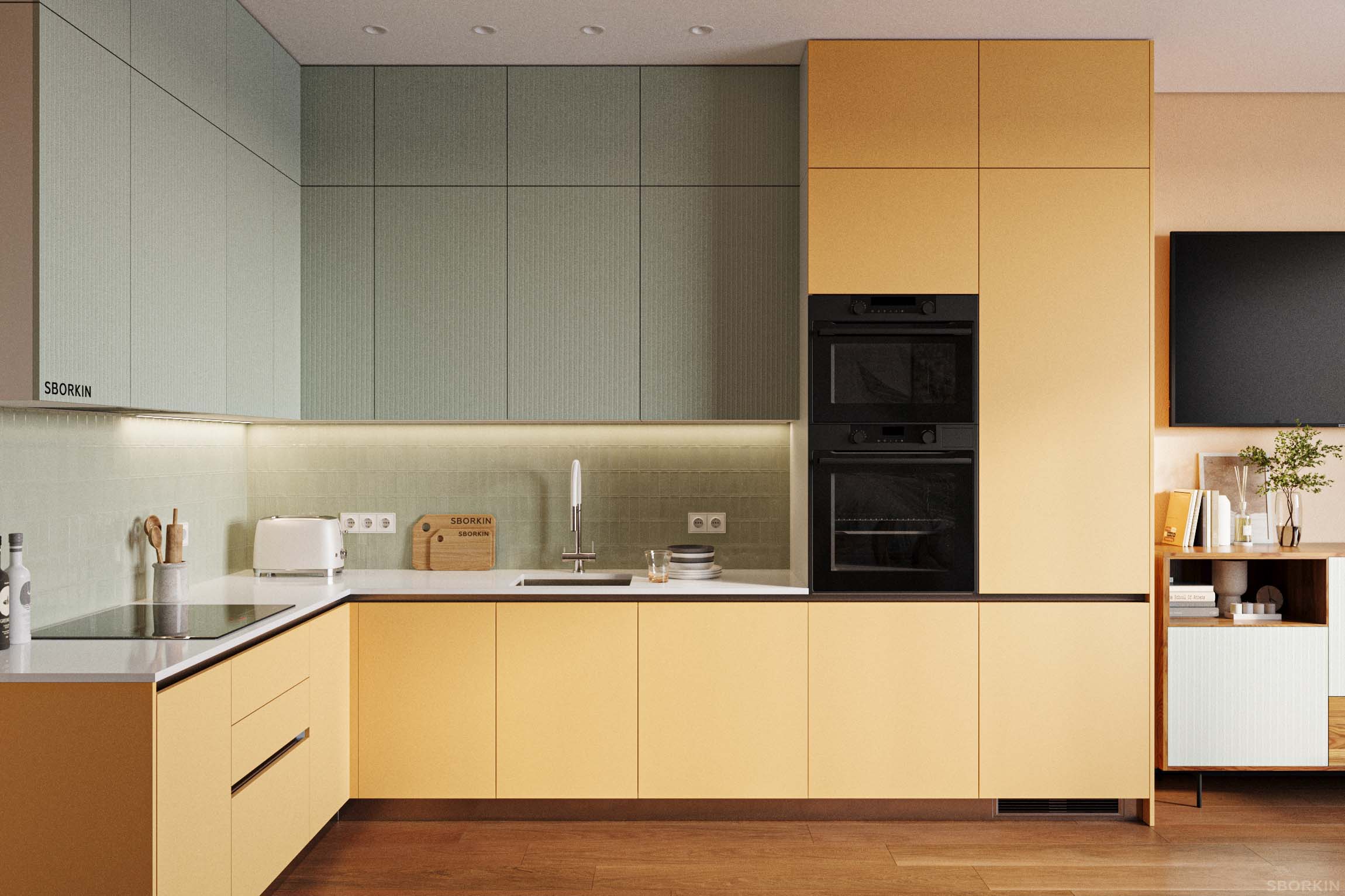 Кухня К0118 Амарилло Альберо