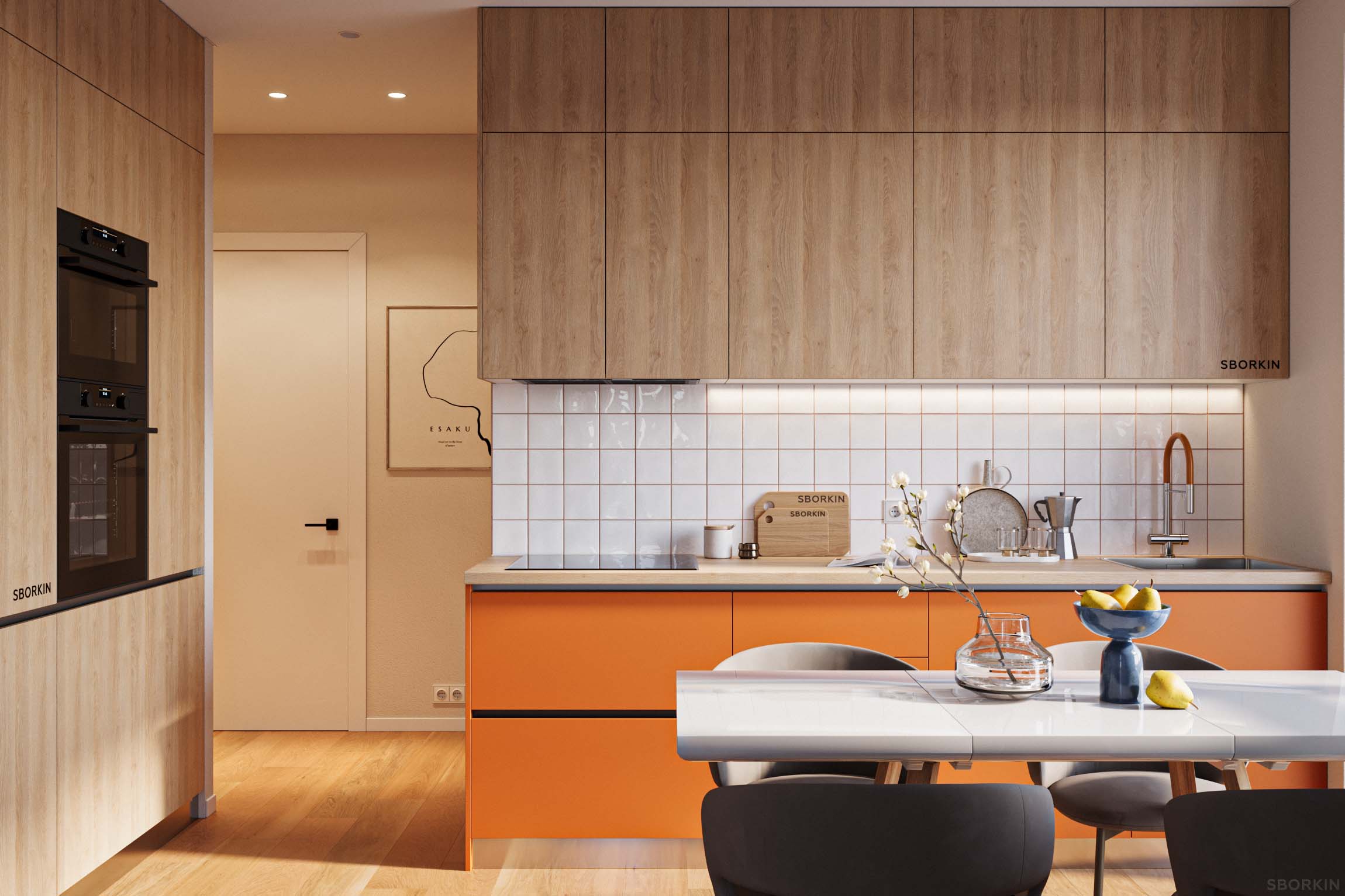 Кухня К0211 Дуб Гладстоун Песочный