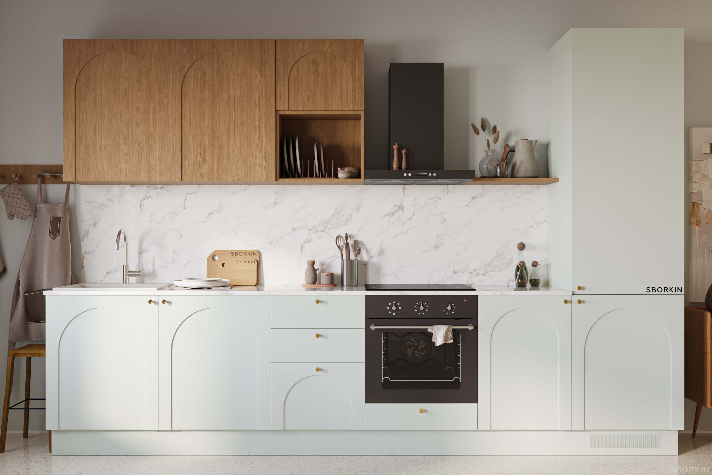 Кухня К0006 Мягкий Папирус