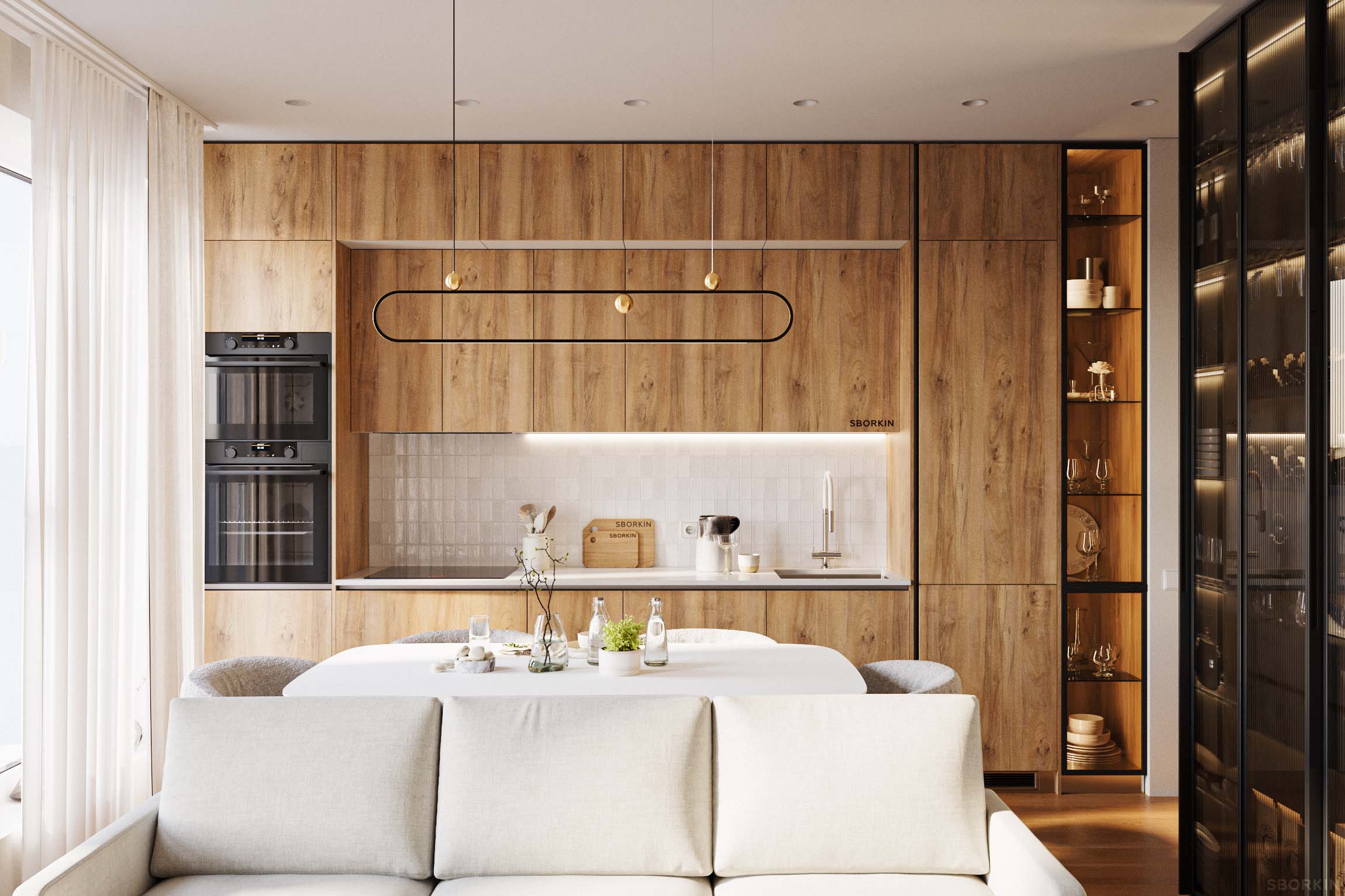 Кухня К0184 Орех Пацифик