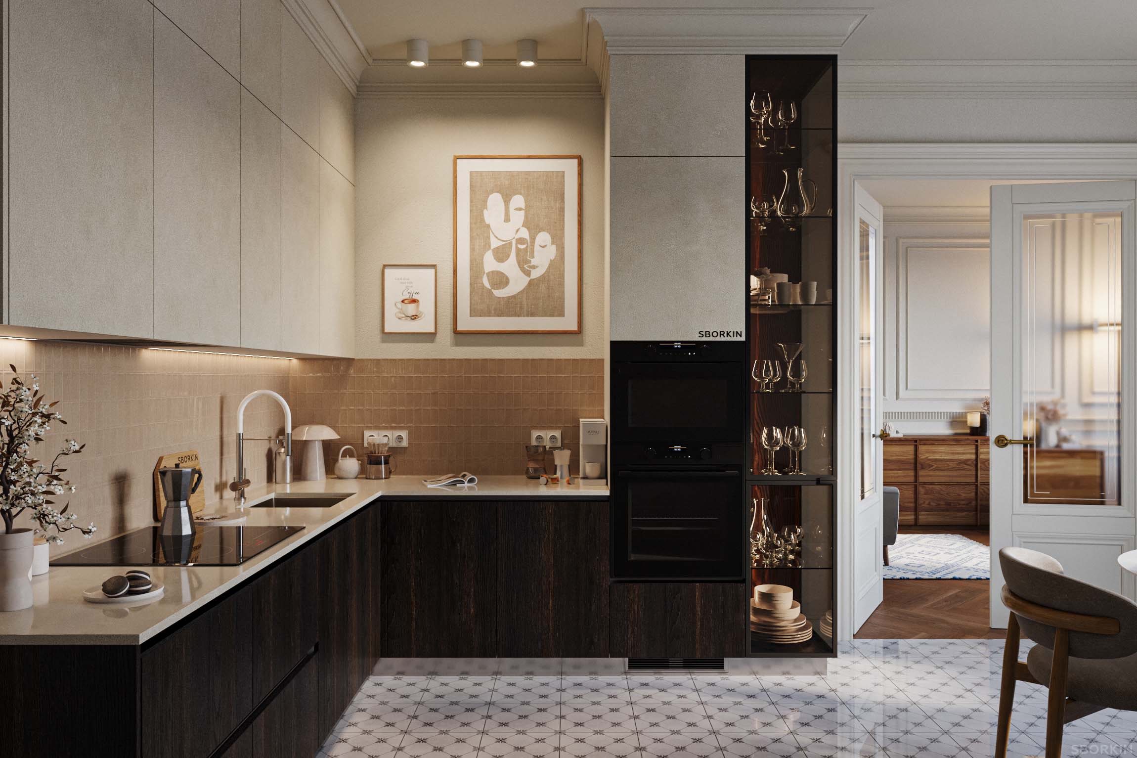 Кухня К0130 Инь Ян